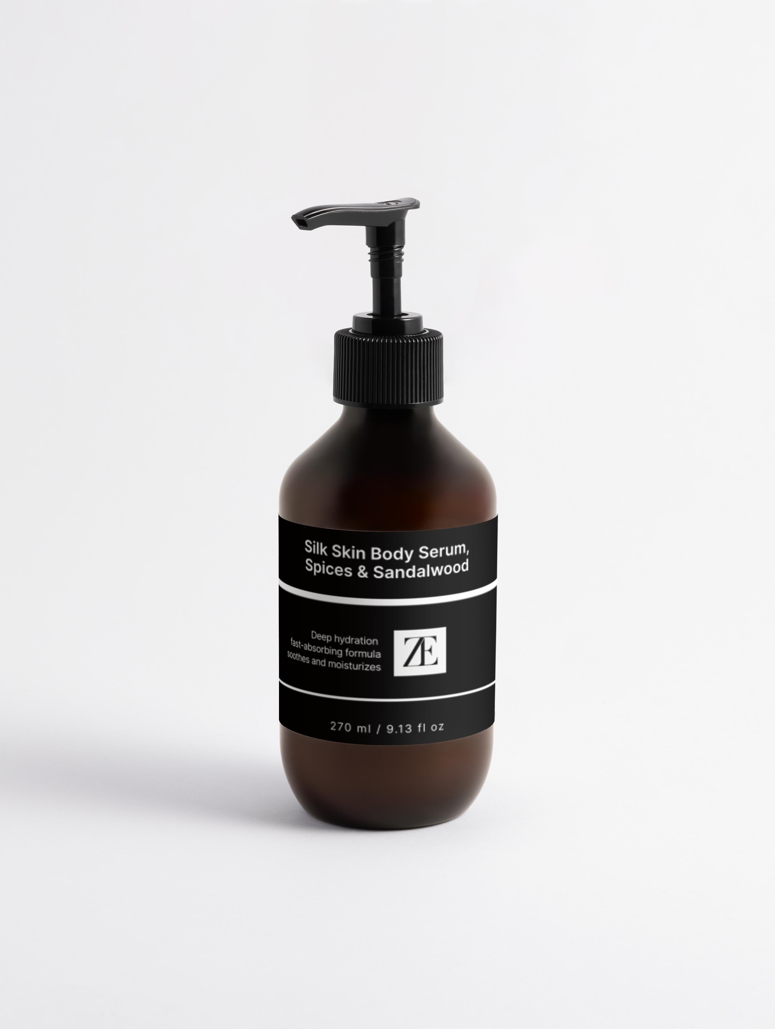 Seidenhaut-Körperserum, Gewürze & Sandelholz