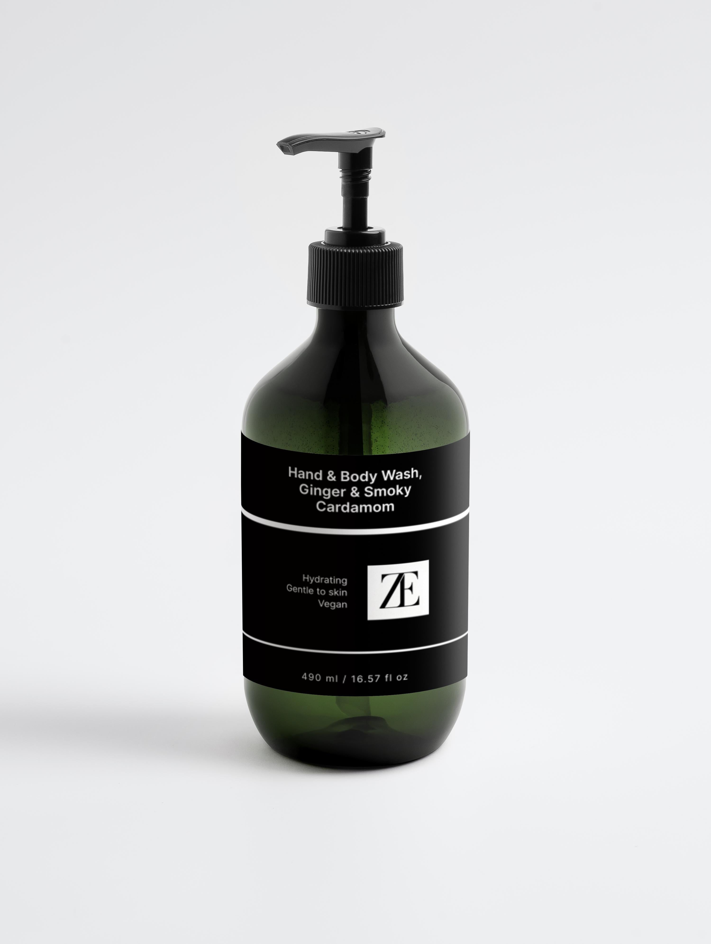 Hand & Body Wash, Ginger & Smoky Cardamom