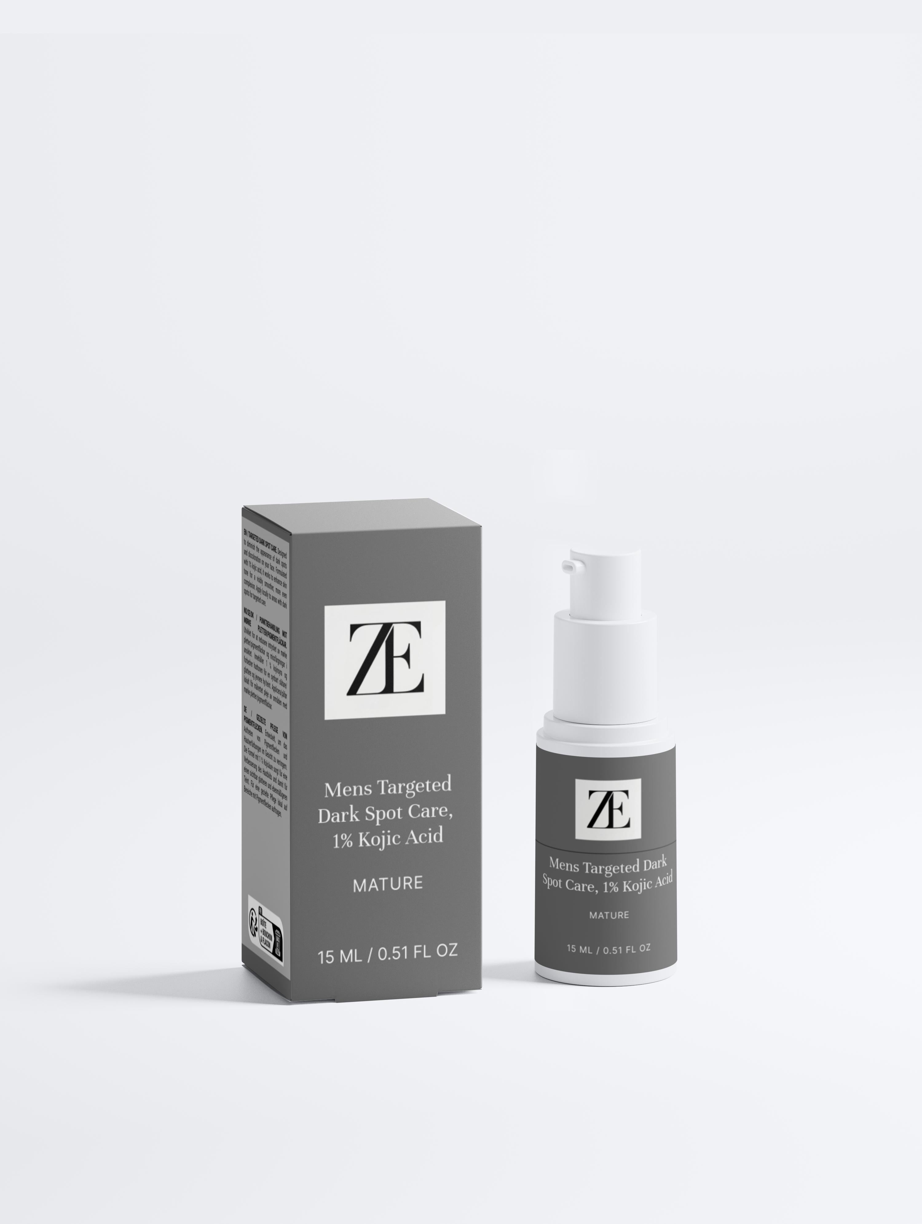 Gezielte Pflege von Pigmentflecken bei Männern, 1 % Kojisäure