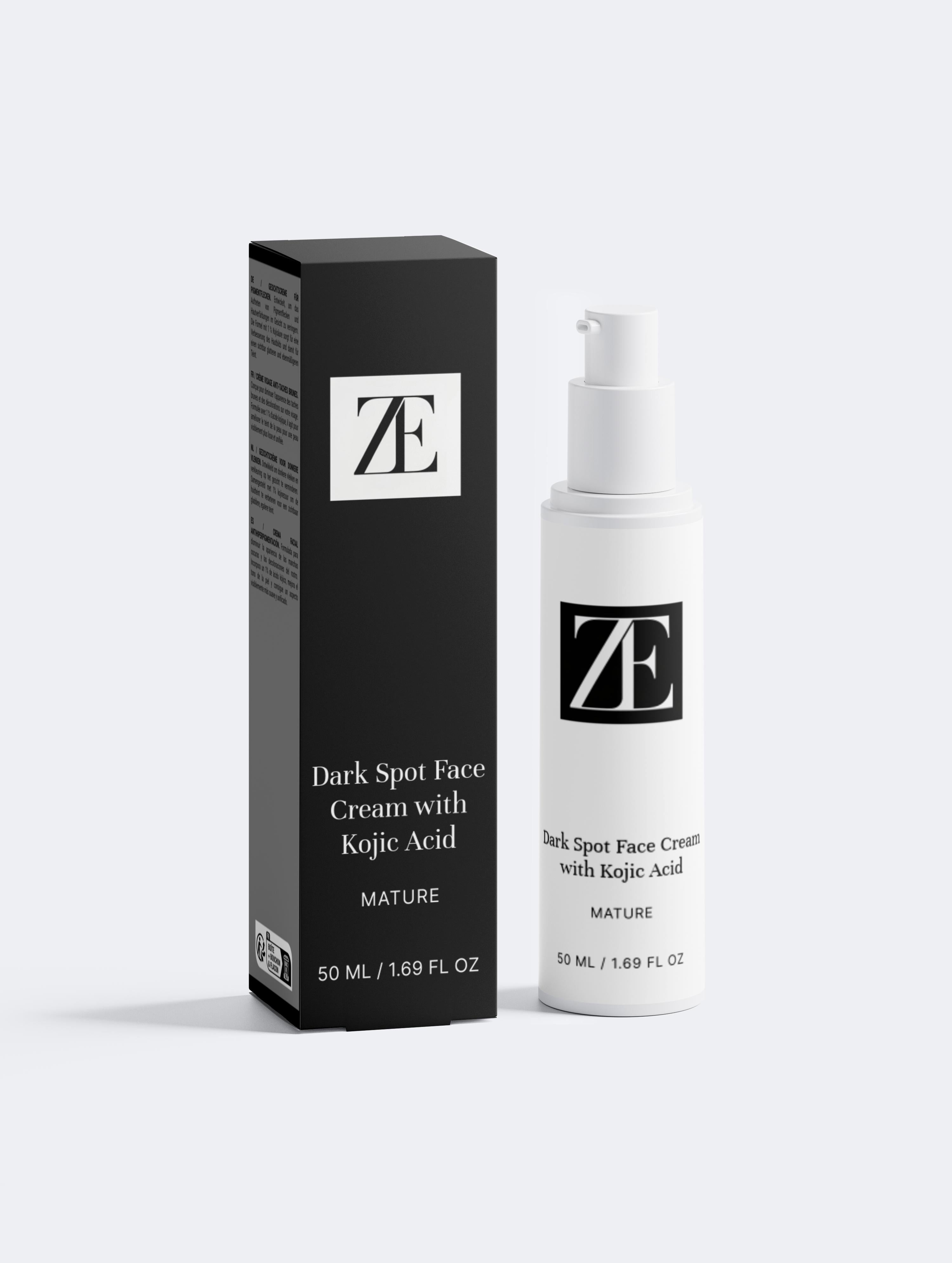 Gesichtscreme gegen Pigmentflecken mit Kojisäure